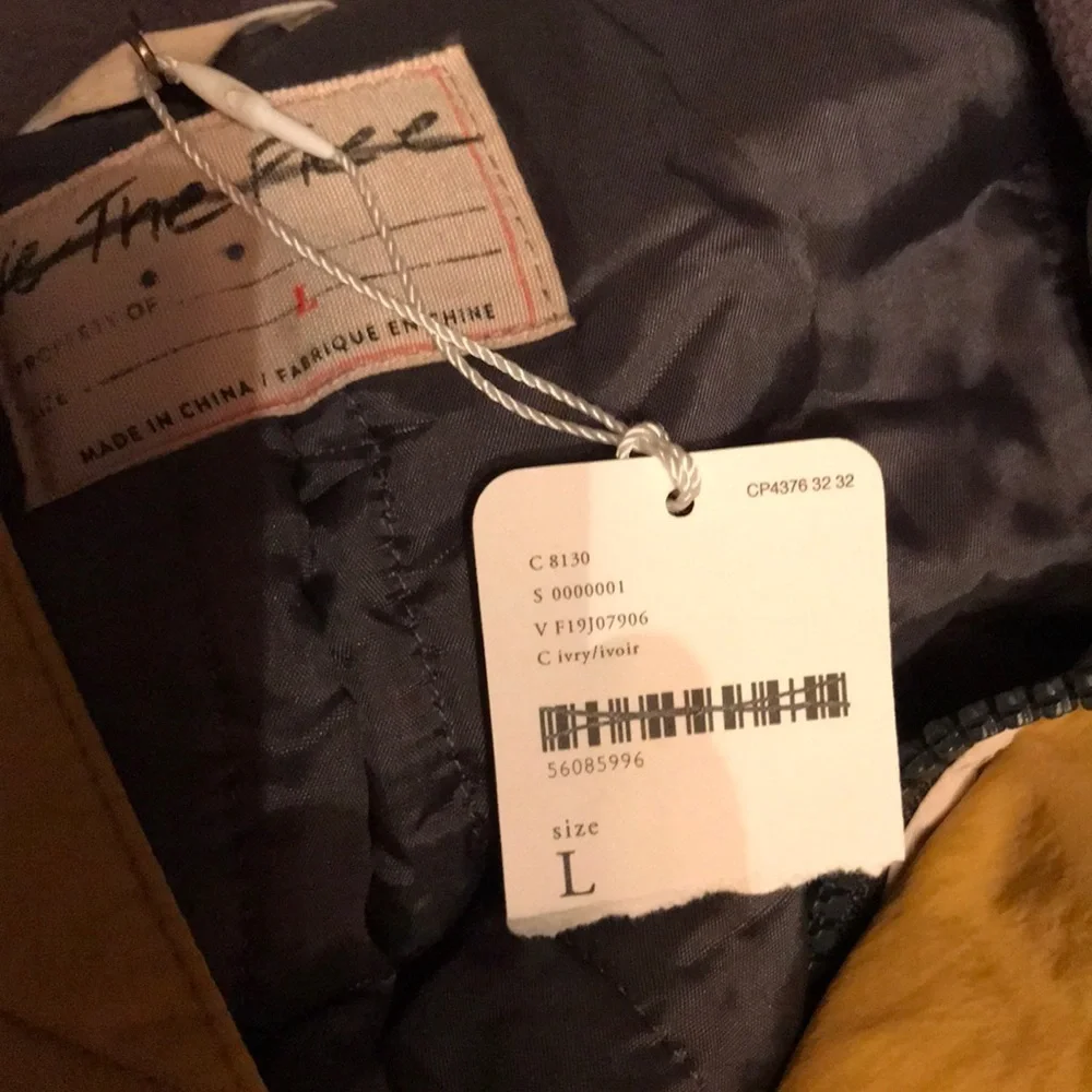 NWT Free People Alpine Retreat Jacket Large